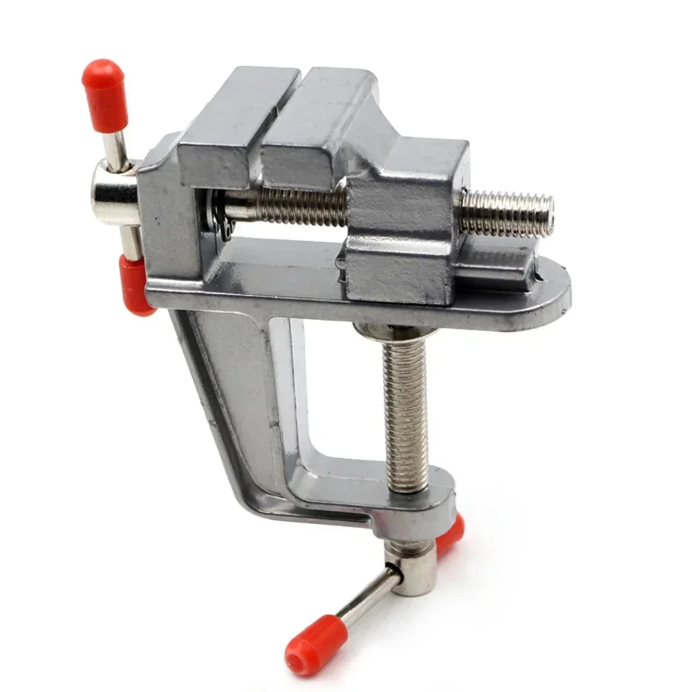 1PCS 3.5inch Aluminum Miniature Small Jewelers Hobby Clamp On Table Bench Vise Mini Tool Vice Muliti-Funcational Accessories