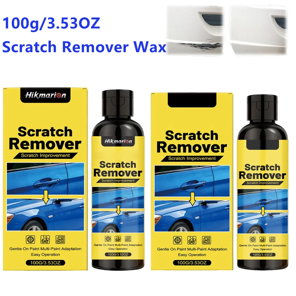 Auto Scratch Remover Kit Car Paint Scratch Remover Restorer Kit Effective Swirls Water Spots Removal Repair Wax