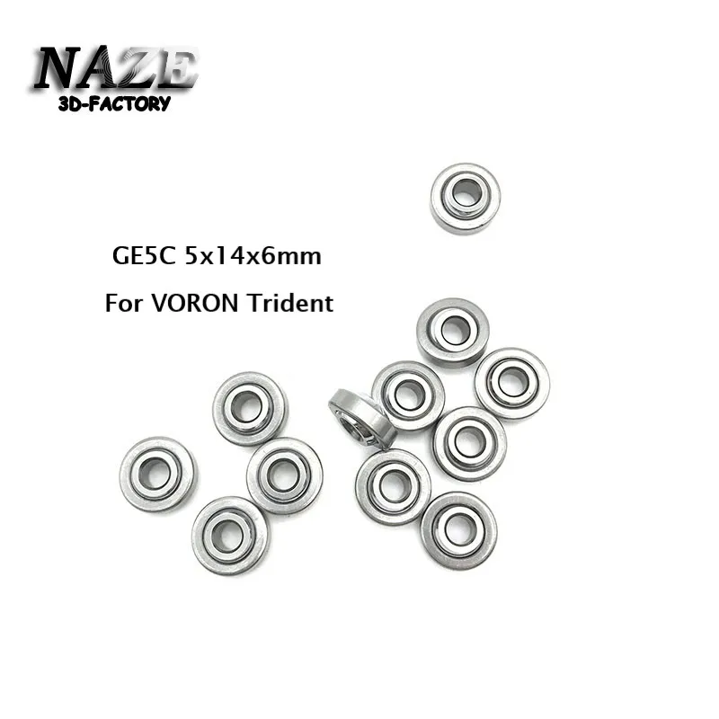 NAZE 3D Bearing GE5C Self-lubricating Radial Spherical Plain Bearings GE5C/GE5UK 5x14x6mm For Voron Trident 3D Pinter Parts