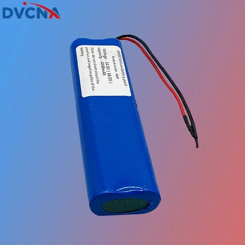 New Lithium 14.8V 4800mAh Battery 14.8V-16.8V 4S1P 18650 4800mAh with PCB18650 with lead wires