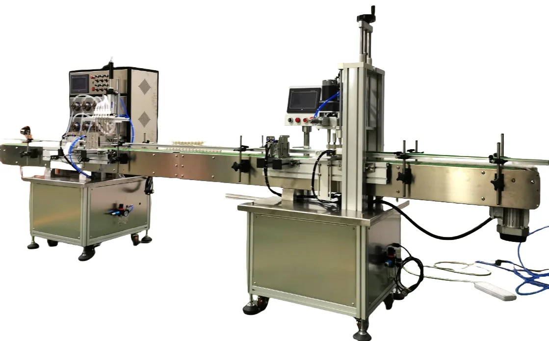 New Honey Spray Perfume Bottled Beverages Glue Sauce Shampoo  Oils Soap Cream Fluid Automatic Capping Filling Machines
