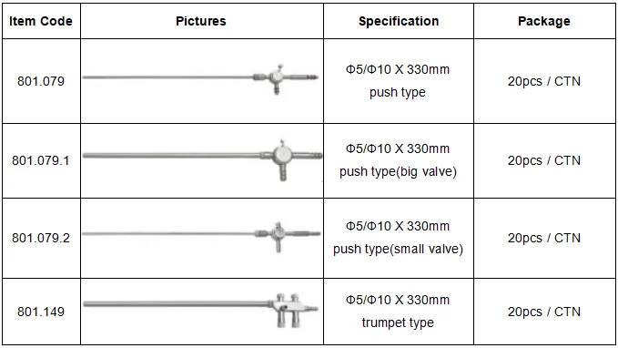 Suction and Irrigation Set Reusable Device for Clinical Minimally Invasive Surgery Operation