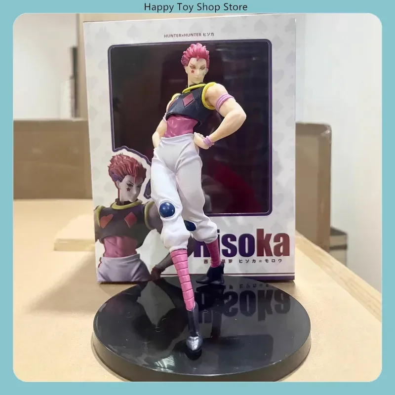 Hunter X Hunter Anime Action Figure - Gon Freecss Hisoka Kurapika Collectible Model Statue for Boys Desktop Decoration Gift