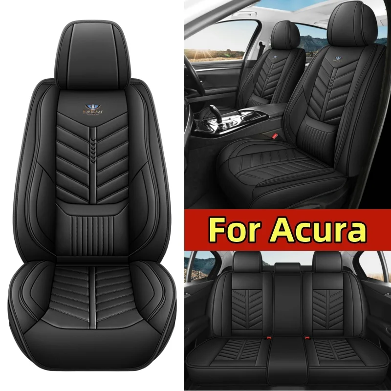 

Чехол на автомобильное сиденье Acura, водонепроницаемый, из искусственной кожи, мягкий, с полным запахом, водонепроницаемый, износостойкий, чехол на сиденье, полный набор из 5 мест