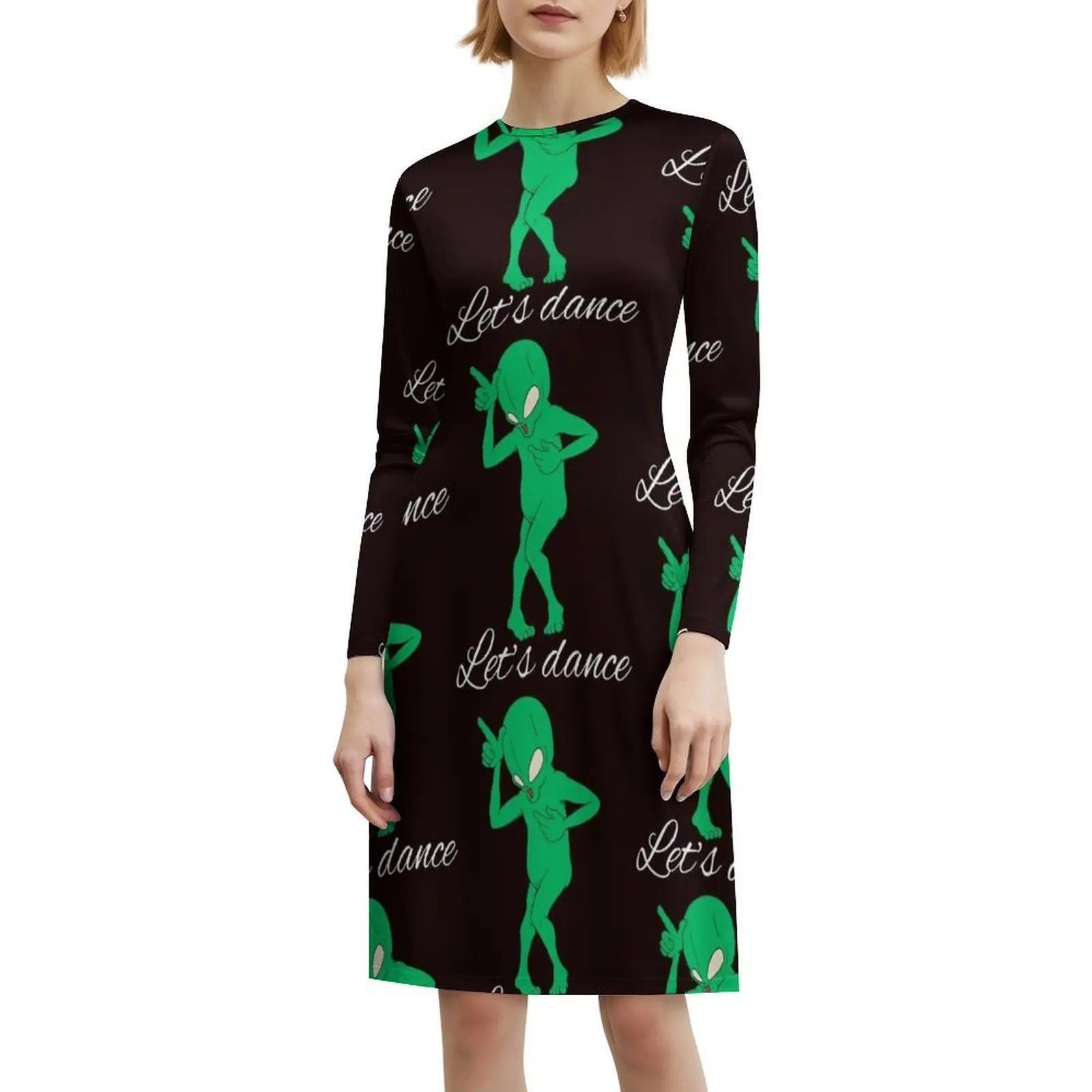 La Dance Du Démon Sexy Vacation Dress For Women Beach Party Birthday Mini Dress Danse Démon Danser Vert Verte Women's Dress