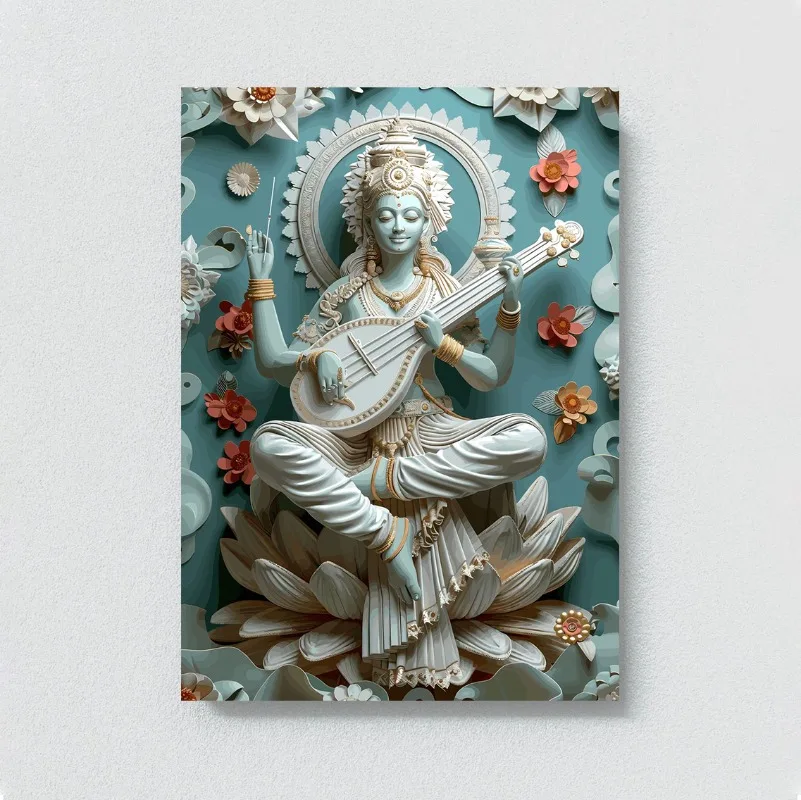 Indian Goddess Portrait Lord Shiva Posters Religion Prints Canvas Painting Wall Hindu God Art Pictures for Room Home Decoration