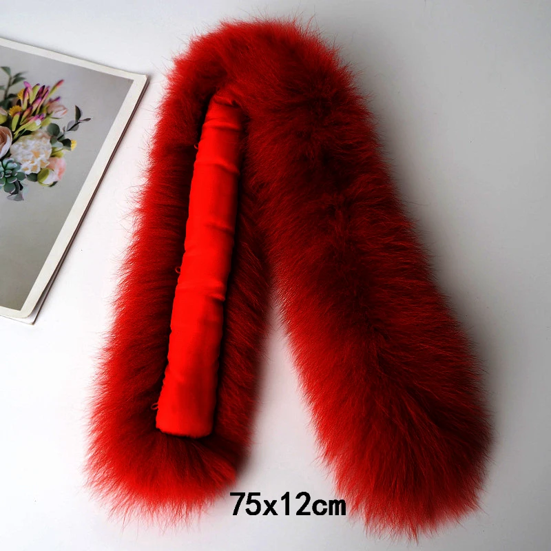 Natural Fur Tapes for Collar DIY Apparel Sewing Fluffy Trim Trimming Fabric Home Decoration Red Pink Beige Sewing Costume Crafts