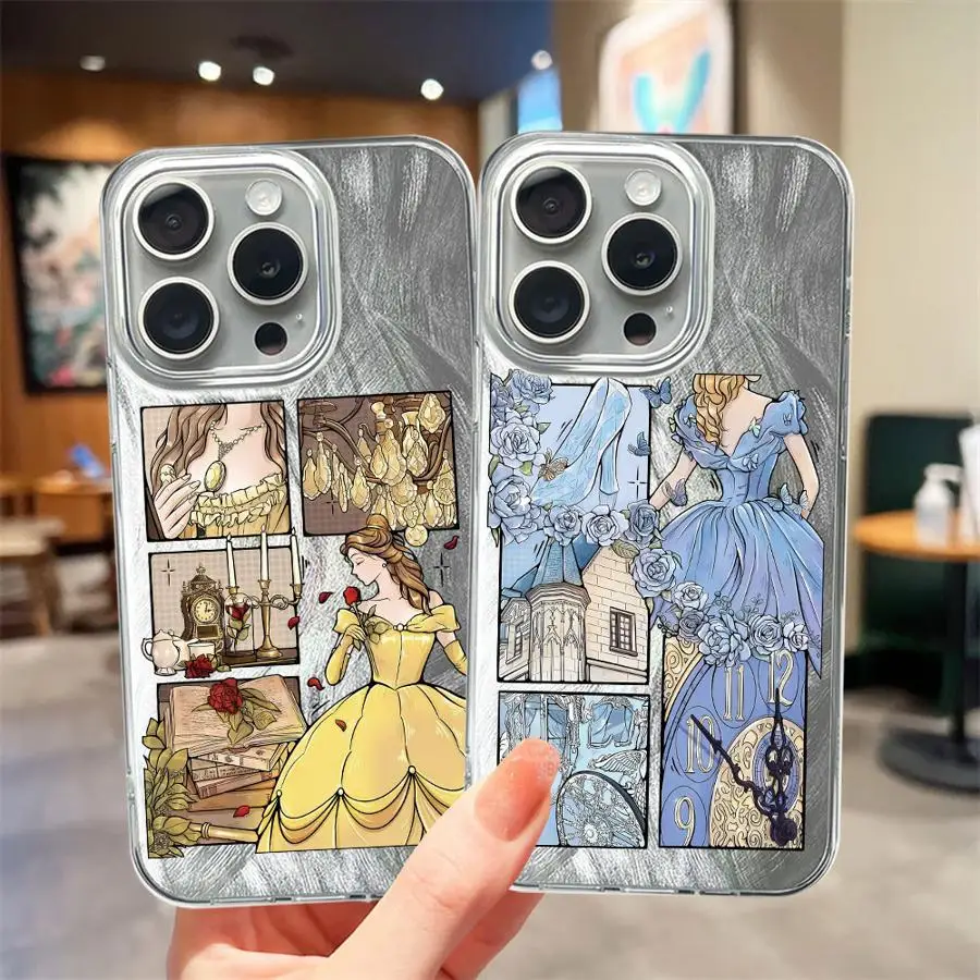 حافظة لهاتف آيفون 16e 11 13 Pro 16 Pro Max 14 15 12 14 Plus من ديزني الجميلة