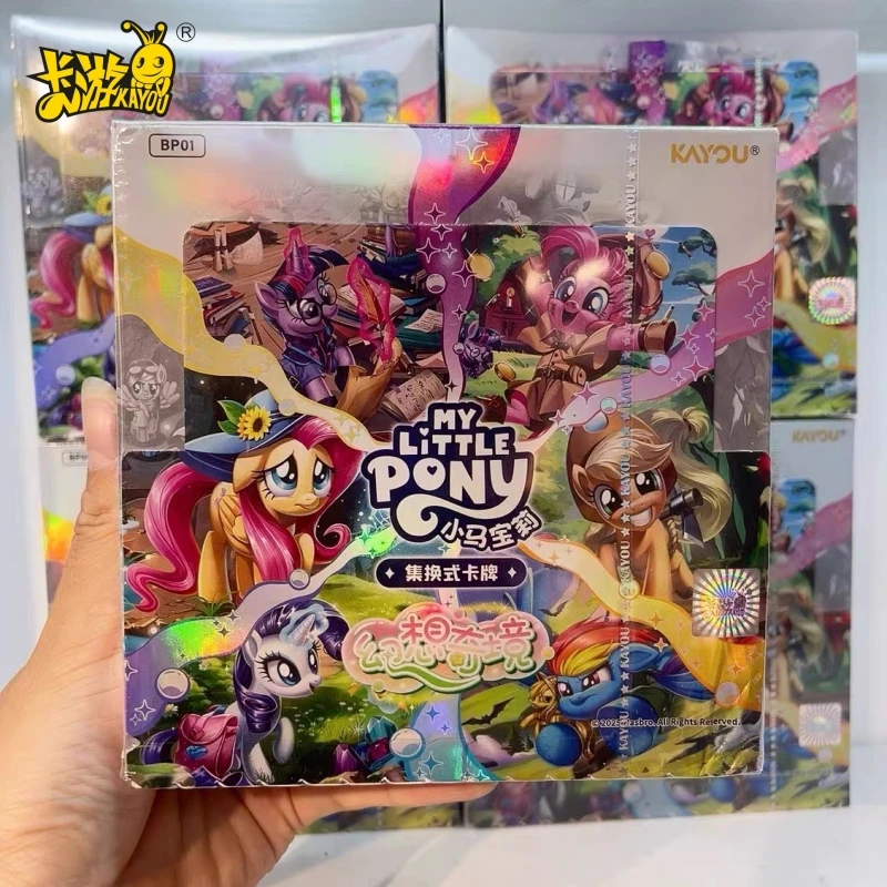 

KAYOU New Genuine Original Box My Little Pony Card Fantasy Wonderland Set Exchange Card Animation Collection of Toys Gifts