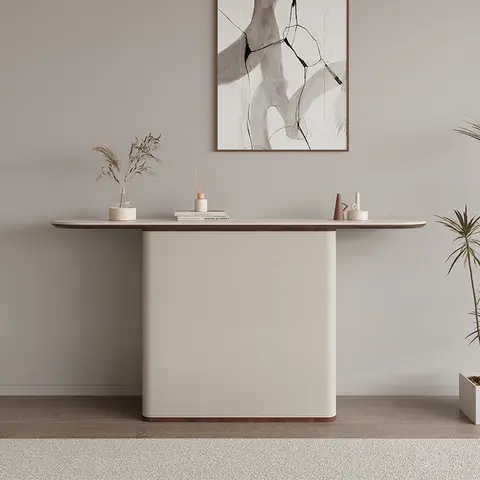 현대 미니멀리스트 콘솔 테이블 럭셔리 뷰티 프리미엄 미적 콘솔 테이블 입구 거실 Wohnzimmer Tisch 가구