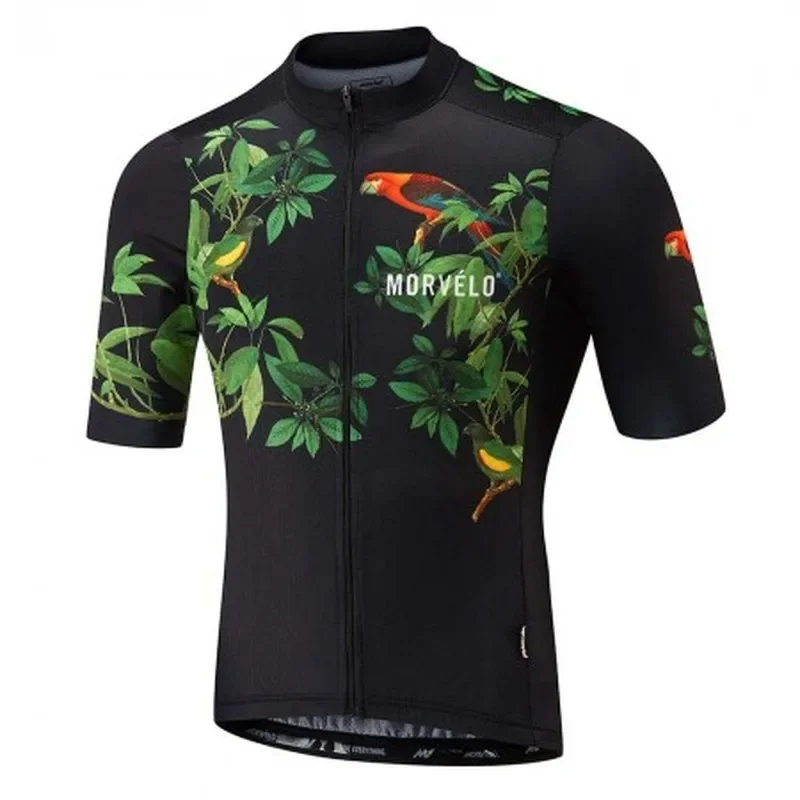 2023 Summer Morvelo Short-sleeved Bicycle Jersey High Elasticity, No Restraint,  Penetration, New  Sweatshirt