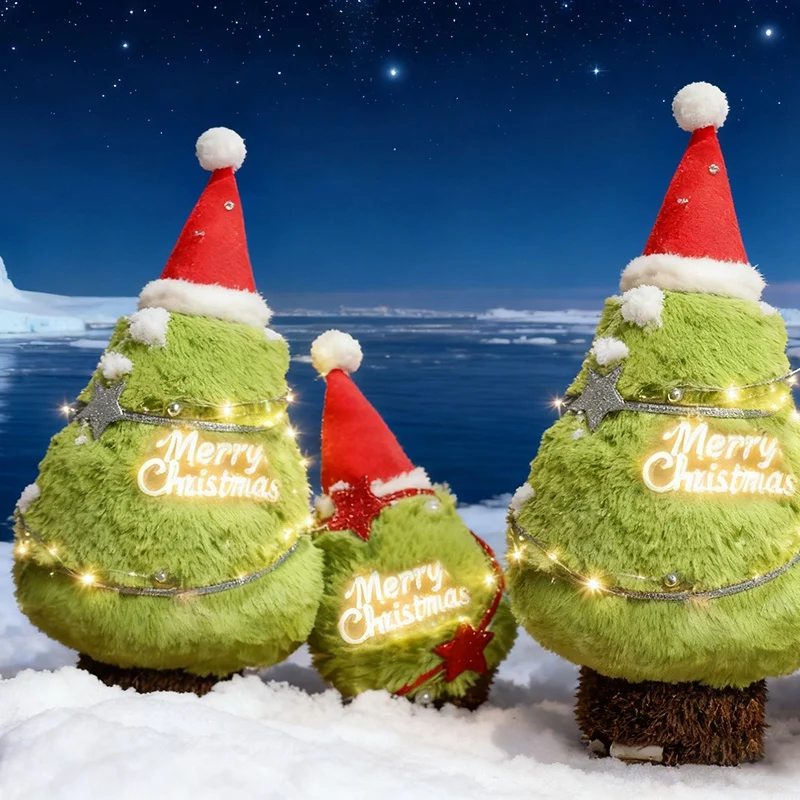 20/30 سنتيمتر شجرة عيد الميلاد لطيف ألعاب من نسيج مخملي سلسلة عيد الميلاد دمية ناعمة عيد الميلاد يوم ديكور المنزل لعبة طفل هدية الكريسماس #6
