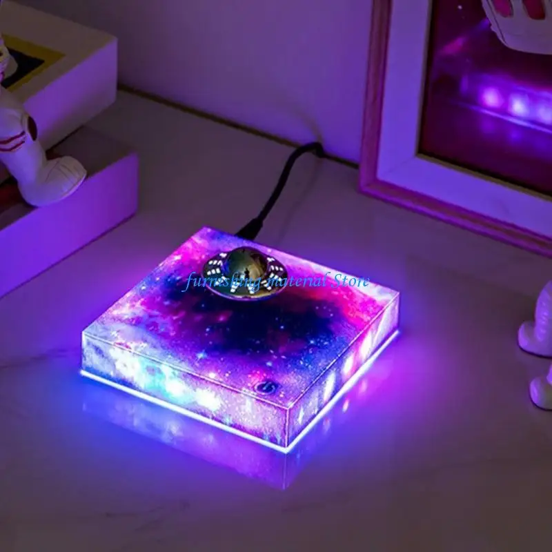 مصباح مكوك يحوم Y5GD مع عواقب متلألئة تكنولوجيا محرك صامتة هدية إبداعية للعلوم إذا أحباب #3