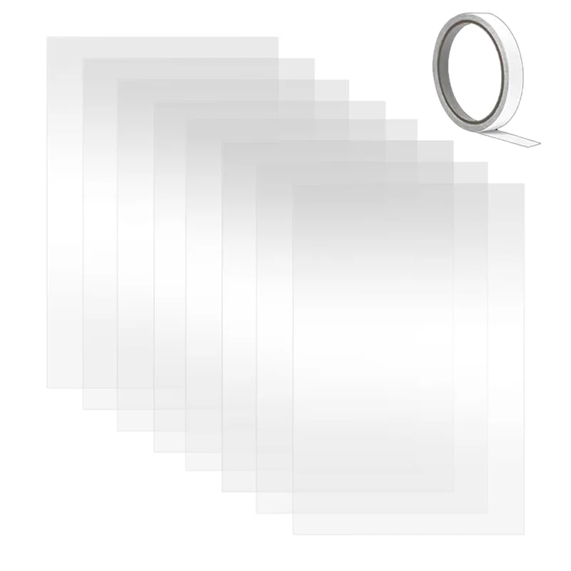 

AAAN-For Sandblast Cabinet Inner Lens Protective Film 23 X 11 Inch, 8 Pcs Abrasive Blasting Cabinet Lens Cover