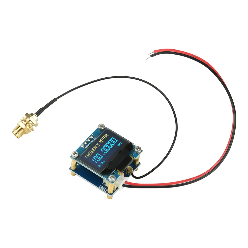 عداد التردد عالي الدقة 20 ميجا هرتز-2.7 جيجا هرتز RF مقياس الإشارة الرقمية مع شاشة OLED 0.96 بوصة لجهاز الإرسال والاستقبال اللاسلكي لحم الخنزير