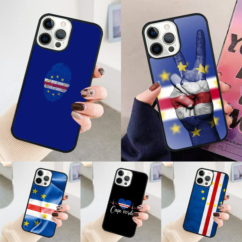 Cape Verde Flag phone case Cover For iPhone 14 15 16 Pro Max SE 2020 coque For apple 11 12 13 Pro Max Mini 7 8 Plus