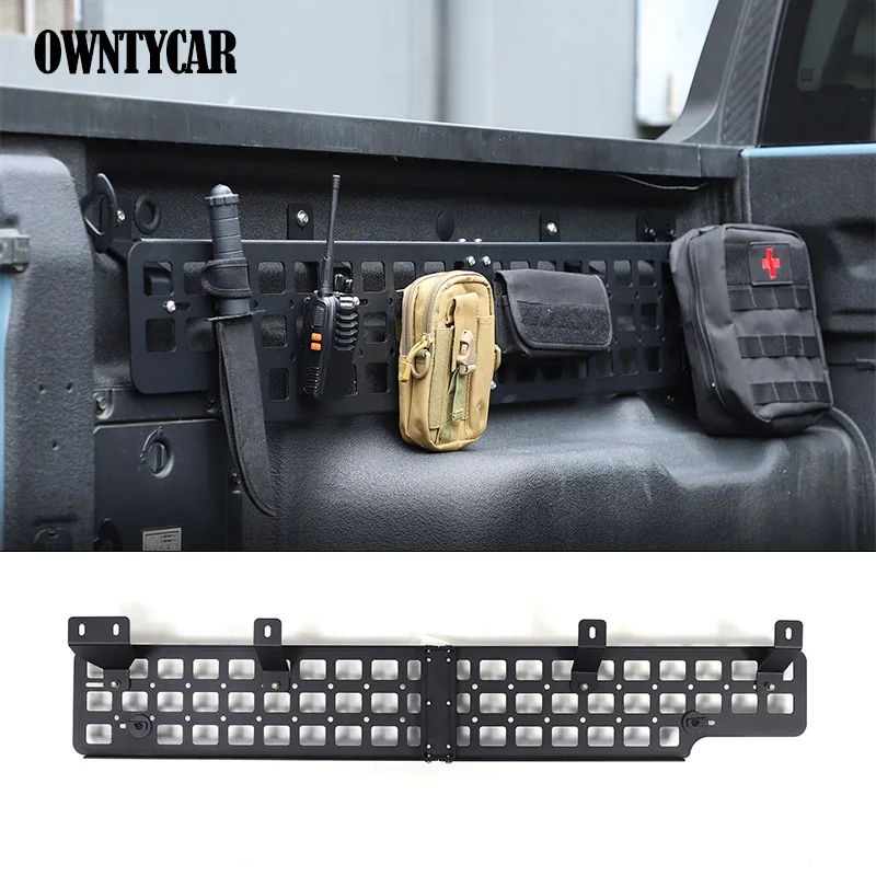 

For Ford Maverick Pickup 2022+ Car Side Bed Molle Panel Rack System Cargo Storage Organizer Auto Accessories