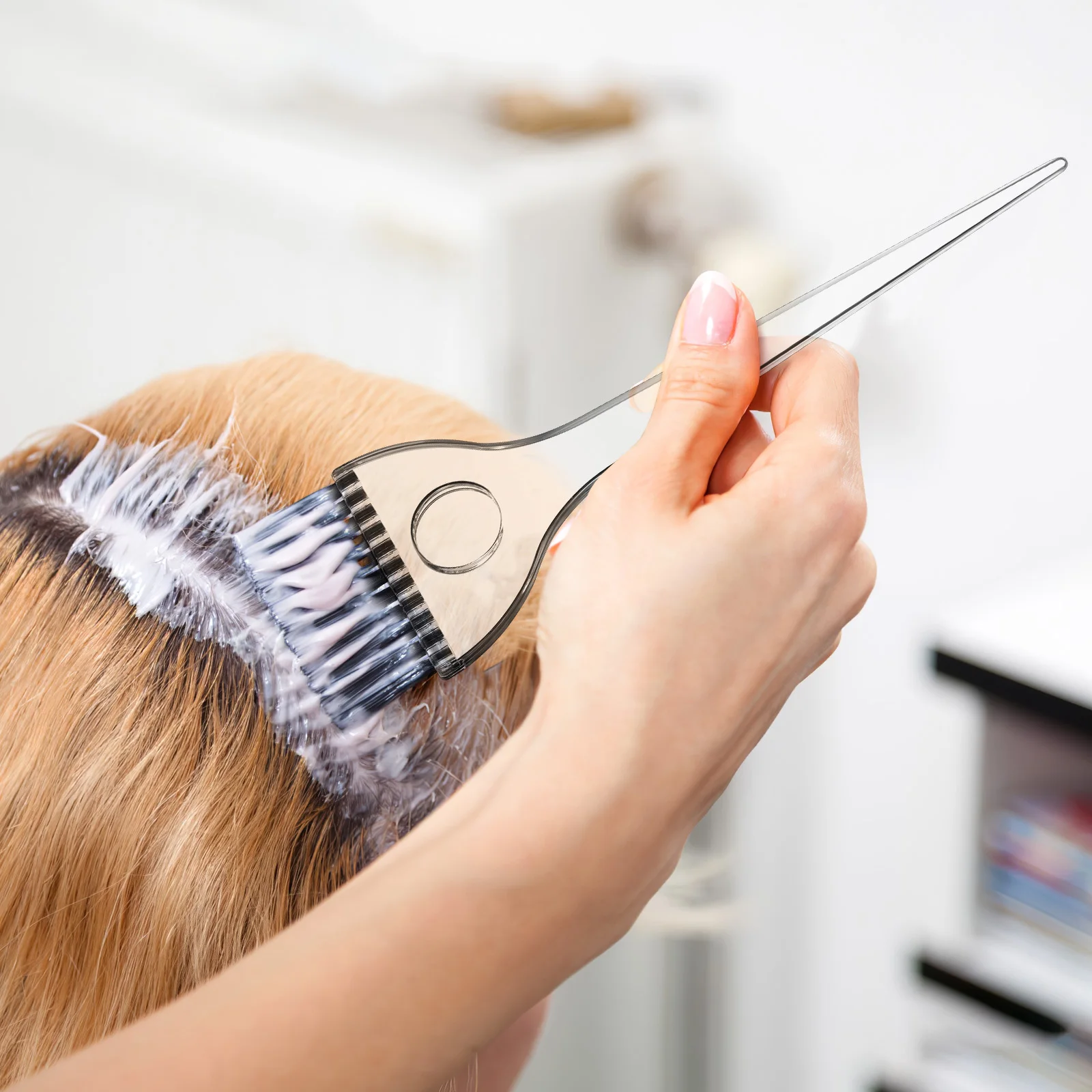 Hair Dye Mixing Bowl and Brush Set Professional Salon Use Ideal for Brightener Developer Dye Color Hair Color Brush and Bowl - Image 2