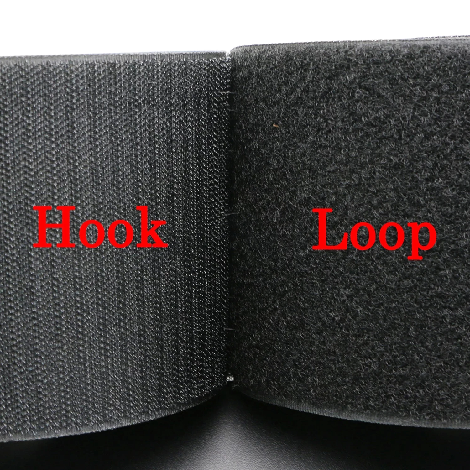 Baiann 100mm Non-adhesive Hook and Loop fastener Tape Sewing-on the hooks adhesive Magic tape DIY Black and White