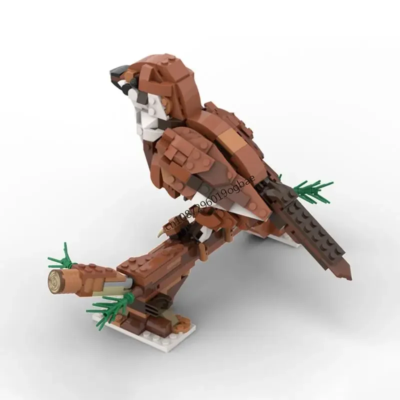 新しい 454 個人気の動物シリーズ Moc スズメモデルカスタムパズル Diy クリエイティブアイデア子供のおもちゃ誕生日クリスマスギフト 31154