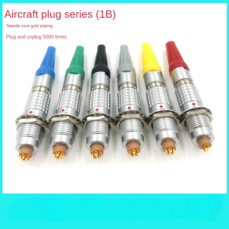 

Push-pull self-locking quick disconnect circular connector aviation plug socket FGG/EGG 1B complete set