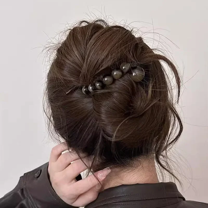 Koreaanse Geometrische Parel Haar Clips Haarspelden Mode Zoete Paardenstaart Clip Gesp Haarspeldjes Haarspelden Hoofddeksels Vrouwen Haar Accessorie