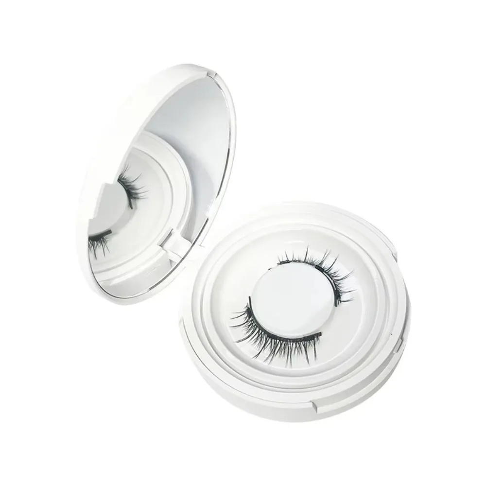 Ensemble de faux cils magnétiques de simulation naturelle, facile à porter, cils de quactus doux, sans colle applicateur, 4 pièces, 1 paire