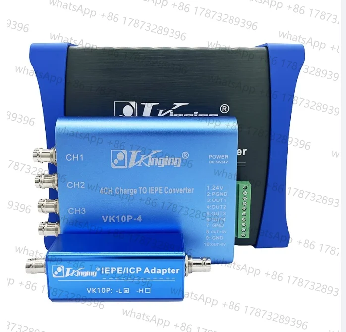 4 8 16 Multi-channel IEPE Constant Current Drive Receiving Amplifier Adapter with Adjustable Amplification Factor