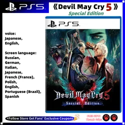 Sony Brand New Playstation 5 Game Devil May Cry5 Special Edition DMC5 Ps5 Genuine Licensed Game Cd Card Playstation 4 Ps4 Games