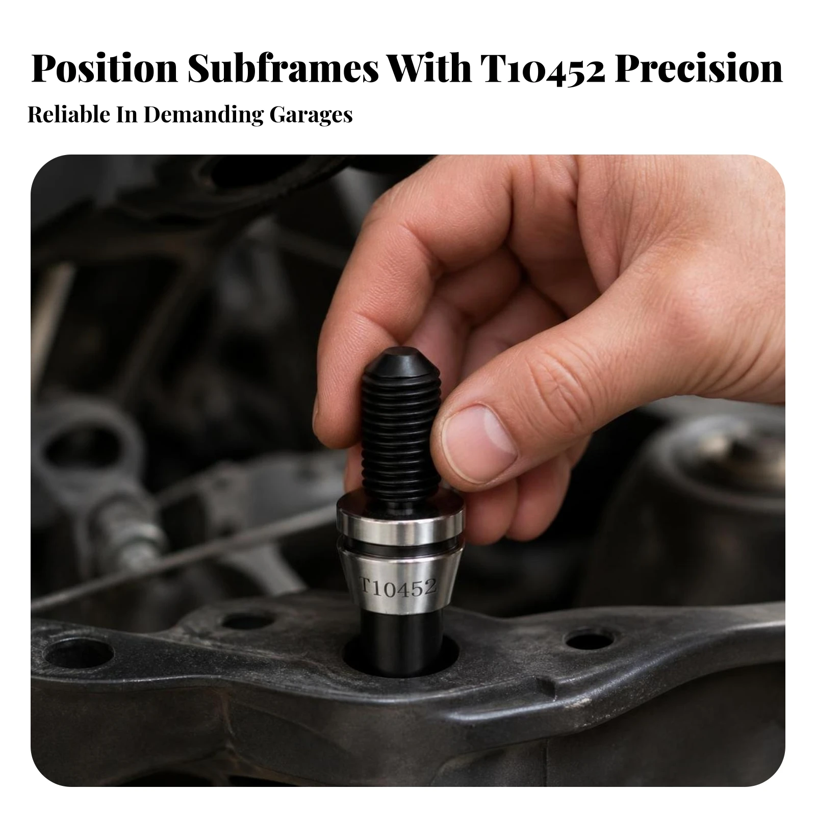 2 Pieces Subframe Locating Pin Accurate Subframe Locating Pin with Hex Socket Repair Tool Accurate Threaded for Mechanics