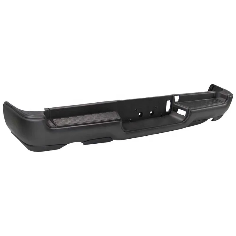 

Factory Hot Selling Auto Part w/ Dual Exhaust W/O sensor holes Black Rear Bumper For Dodge RAM 1500 2019-2022