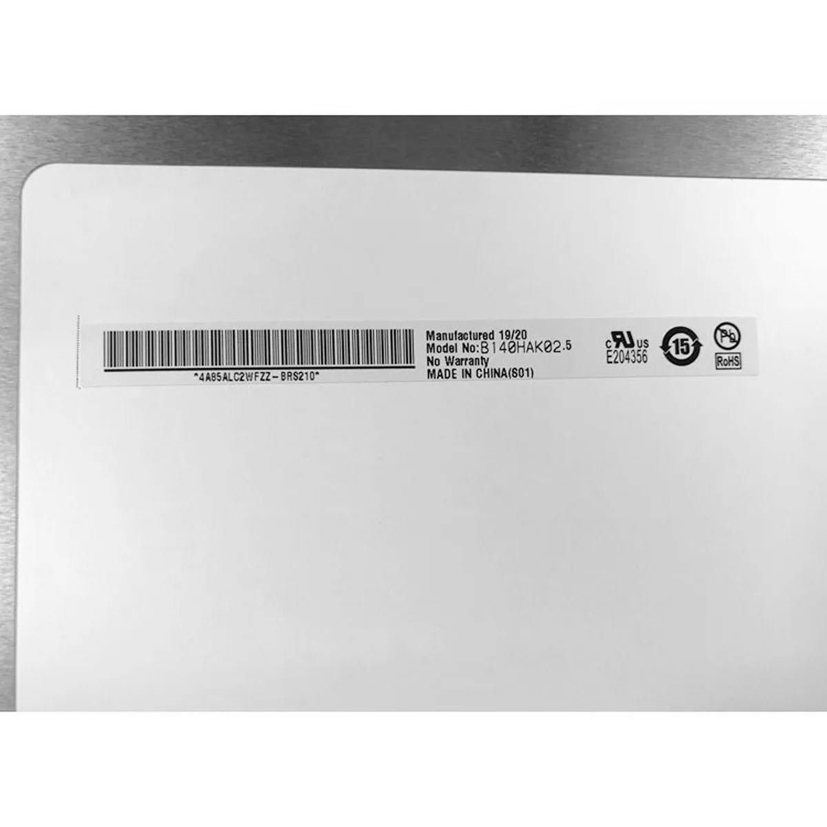 Imagem -03 - Magro B140hak02.5 Lcd Painel de Exibição da Tela Toque Ips 300 cd Mbrightness Brilho Fhd 1920*1080 Matriz 40 Pinos Edp 14.0