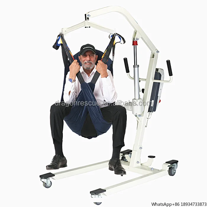 

China Manufacturer Homecare Foldable Electric Machine Patient Transfer Lift with Sling