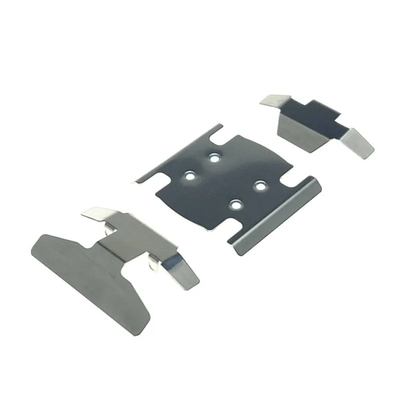 Fit For MJX 1/18 H18P RC Car Parts Metal Upgrade 304 Stainless Steel Mirror Surface Chassis Armor