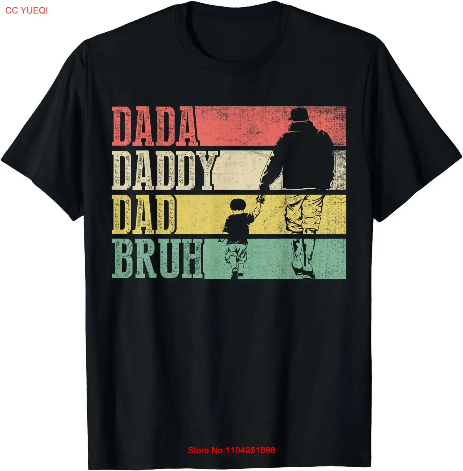 Divertente festa del papà - Dada Daddy Dad Bruh T-shirt unisex vintage per la festa del papà