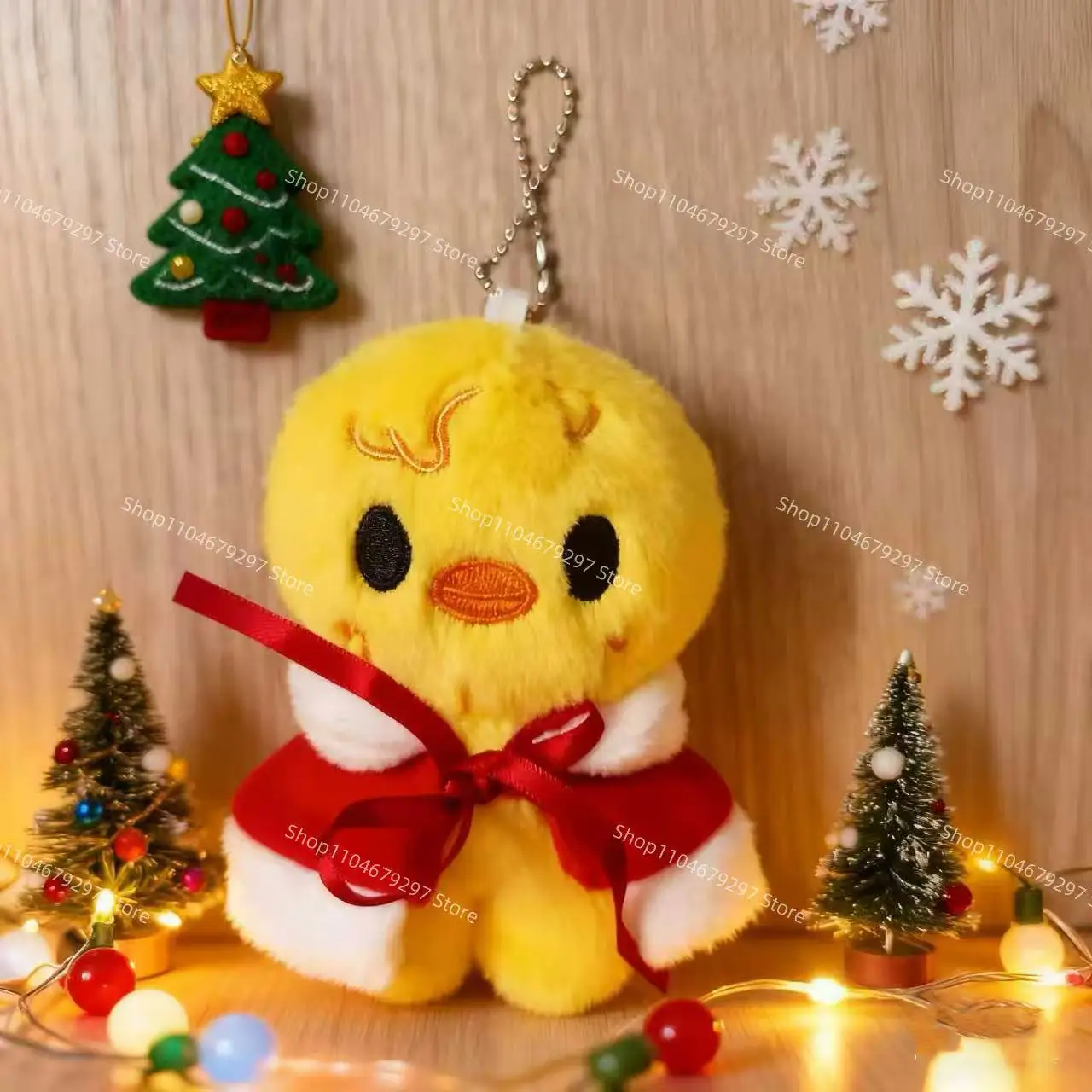 SKZOO porte-clés en peluche enfants errants fête de noël en peluche poupée animale bricolage cape en peluche poupée porte-clés jouet pour enfants cadeau de ventilateur