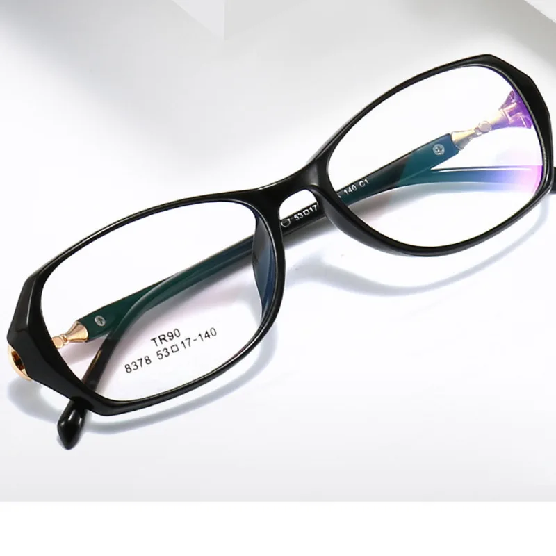 Tr90 fashionable eyeglass frame can be equipped with myopia flat lens for women eyeglasses frame Korean version frame eyeglasses