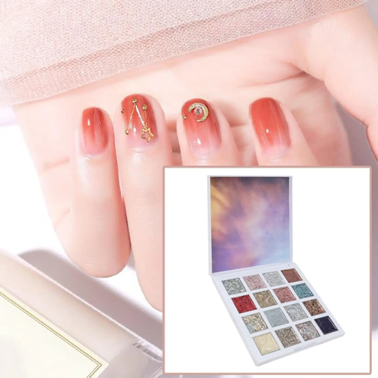 Paleta de Gel de uñas para salón de manicura, pintura artística japonesa, sólida