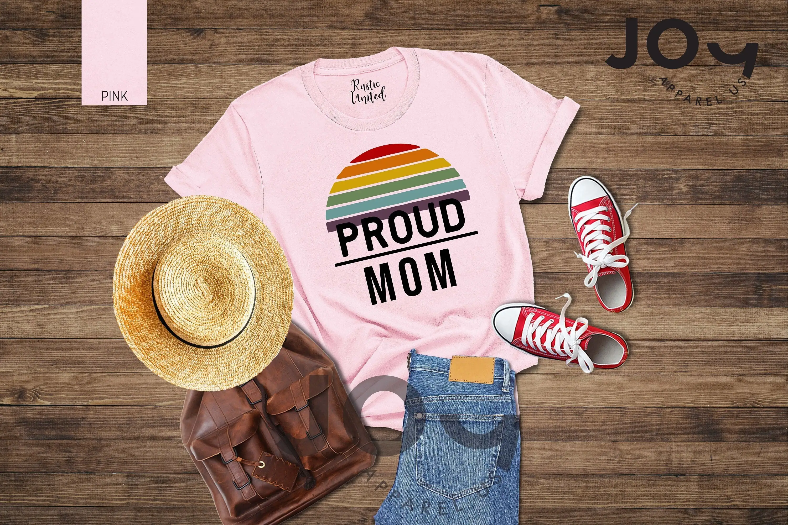 Pride Mom T Shirt LGBT Proud Parade Gay Lesbian to be LGBTQ