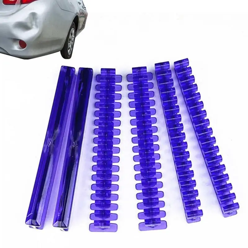 

6Pcs Glue Puller Tabs Teeth Tools Kit Car Paintless Dent Repair Removal Tool Kit Auto Body Dents Removal Hammer Puller Tabs