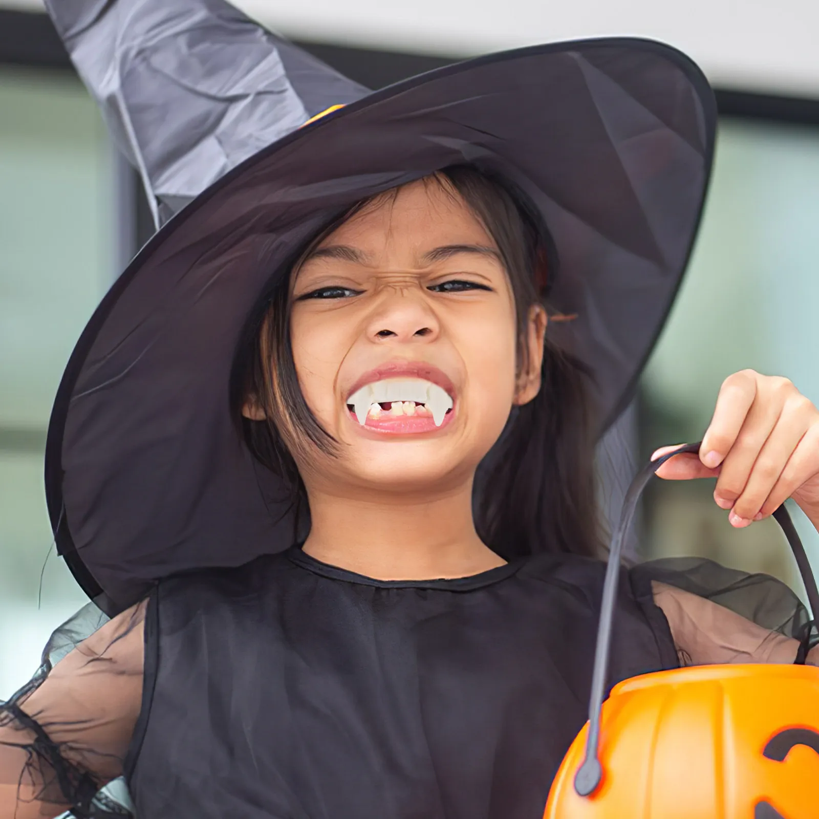 

Набор из 12 зубов-когтей для Хэллоуина: страшные зубы для розыгрышей, реквизит для костюмированных вечеринок, косплея и тематических мероприятий ужасов