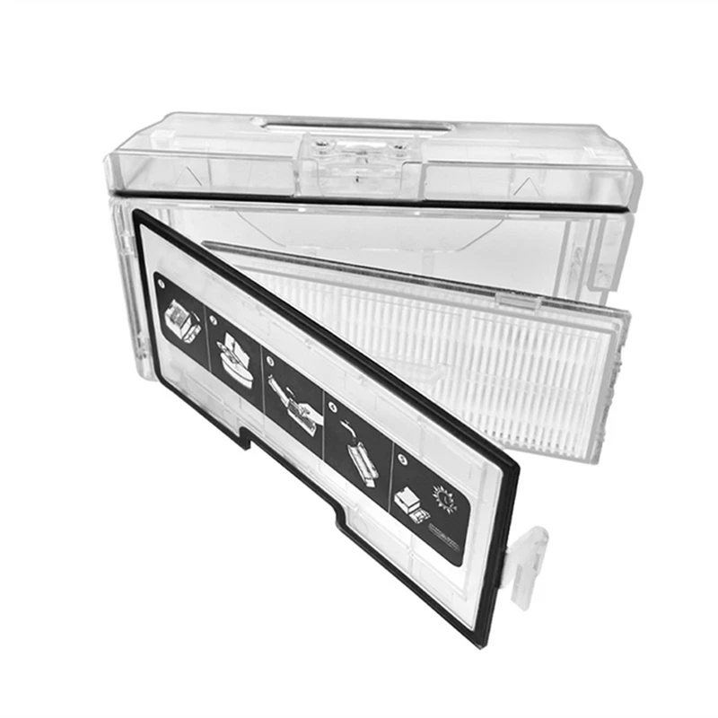 Caja de polvo M14K-2X para Xiaomi Roborock S8 Pro Ultra /S8/S8 + T7S/G10S Robot aspirador caja de basura con filtro
