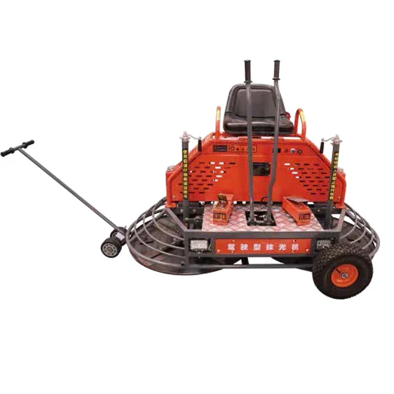 Guaranteed quality unique Ride-on Power Trowel Machine with Hard Blade seated troweling machine