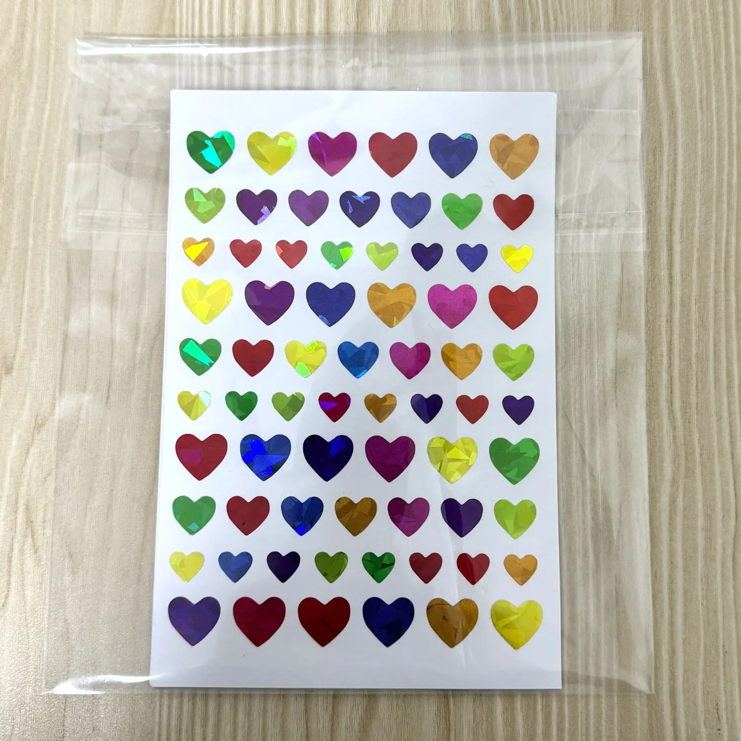 5 Pages Laser Gold Foil Self-adhesive Star Round Heart-shaped Stickers Reward Chart Decorative Children Toy Gifts Sticker Labels