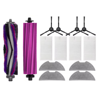 A52Q-Replacement Parts Kit- 14PCS For Eureka E10S/E20 Plus Vacuum Cleaner Includes Main Brush, Side Brush, Mop Cloth& Filter