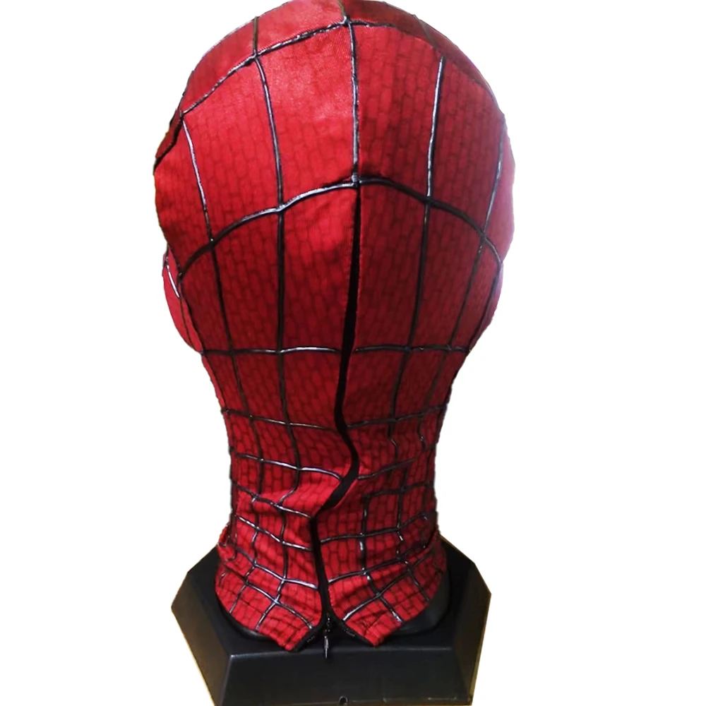 mar-vel Spider-Man Mask Fabric with Eyes, TAMS 2 Mask (without Shell) 3D Digital Printing Spiderman Masks for Fans DIY Handmade