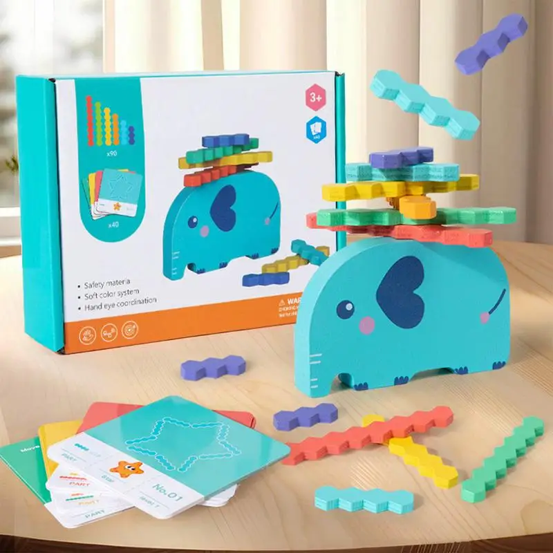 バランスおもちゃスタッキングゲームビルディングブロックバランススタッキングゲーム明るい色学習玩具学校旅行公園屋外ホーム