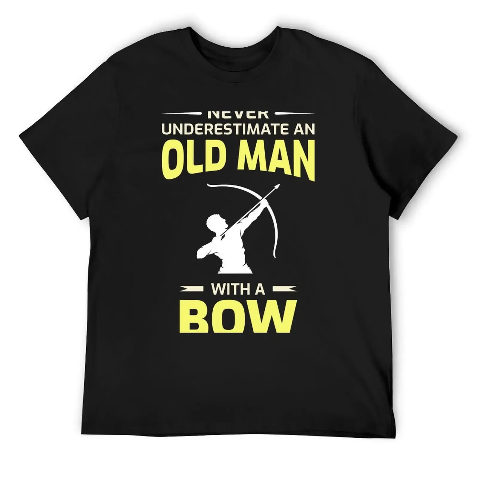 Archery Funny Sayings Bow Arrow Archer Old Man Gift T-Shirt baggy shirts plus sizes heavyweights Men's t-shirts