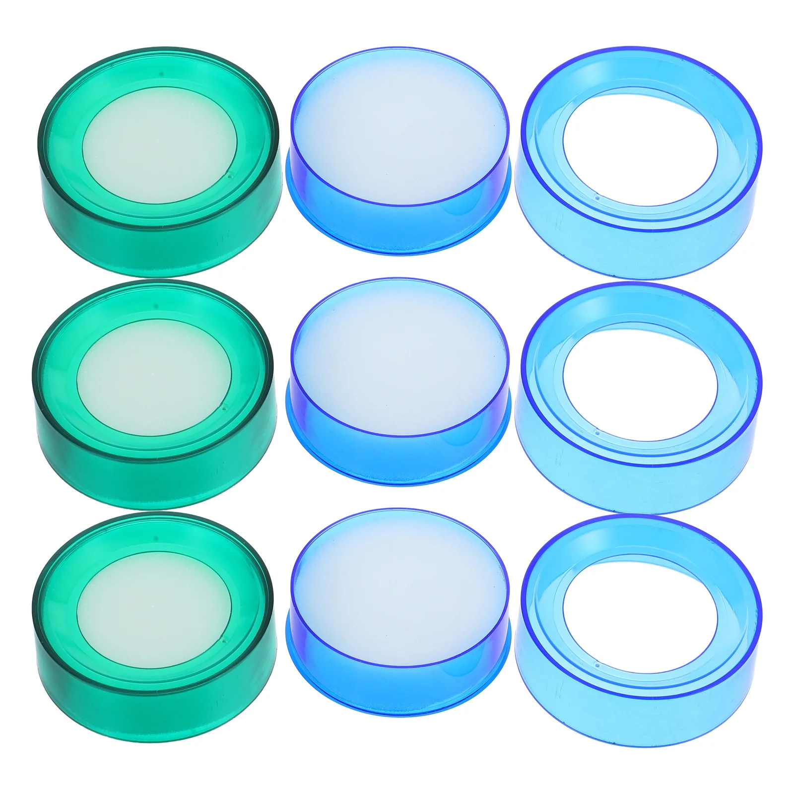 6Pcs Sponge Finger Moistener Wet Hand Tool for Accurate Bill Counting Fast Sorting Paper Filing High Speed Manual Pos System