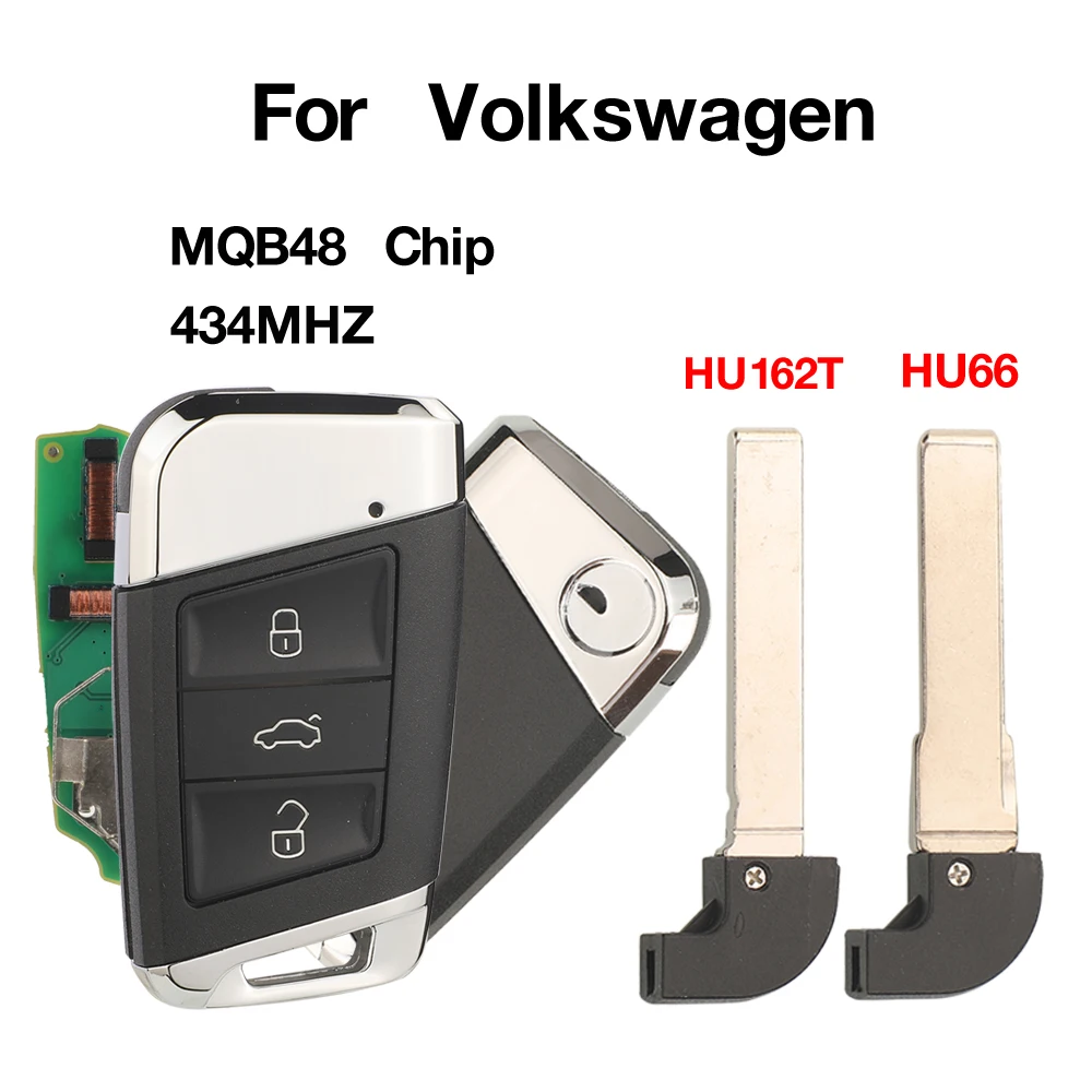 

Jingyuqin Keyless go 433 МГц MQB48 дистанционный смарт-ключ автомобиля для VW Volkswagen Passat Variant Magotan B8 Superb Skoda A7 2015-2020